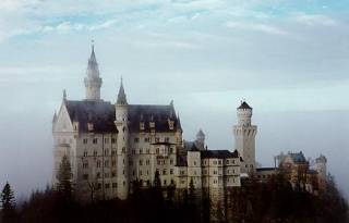 Neuschwanstein in the fog