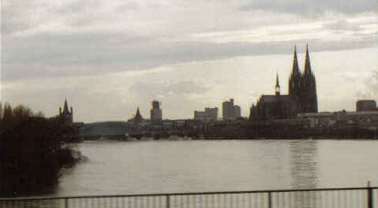 Cologne Cathedral in distance